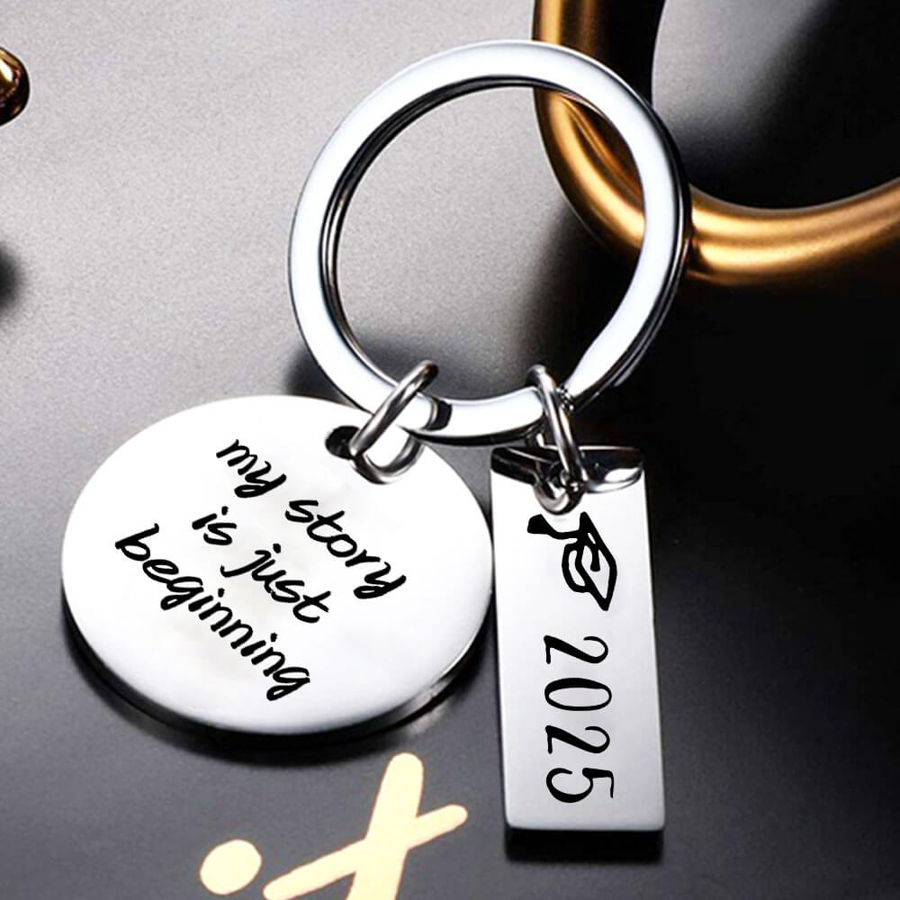 2025 Graduation Keychain - My Story Is Just Beginning