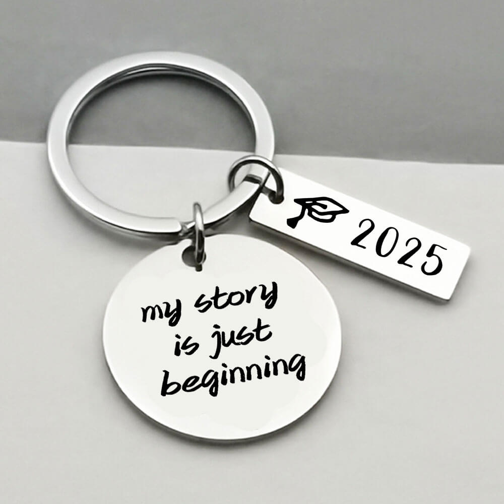 2025 Graduation Keychain - My Story Is Just Beginning