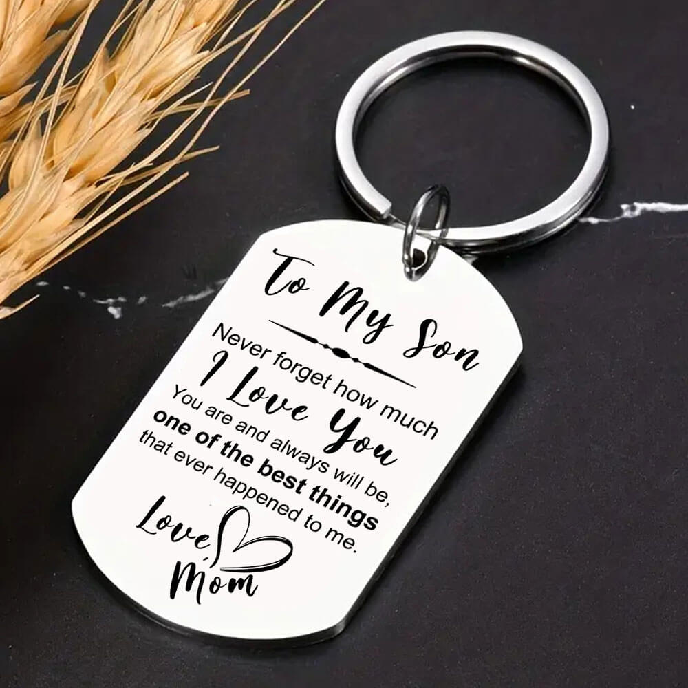 To My Son/Daughter Keychain - Never Forget