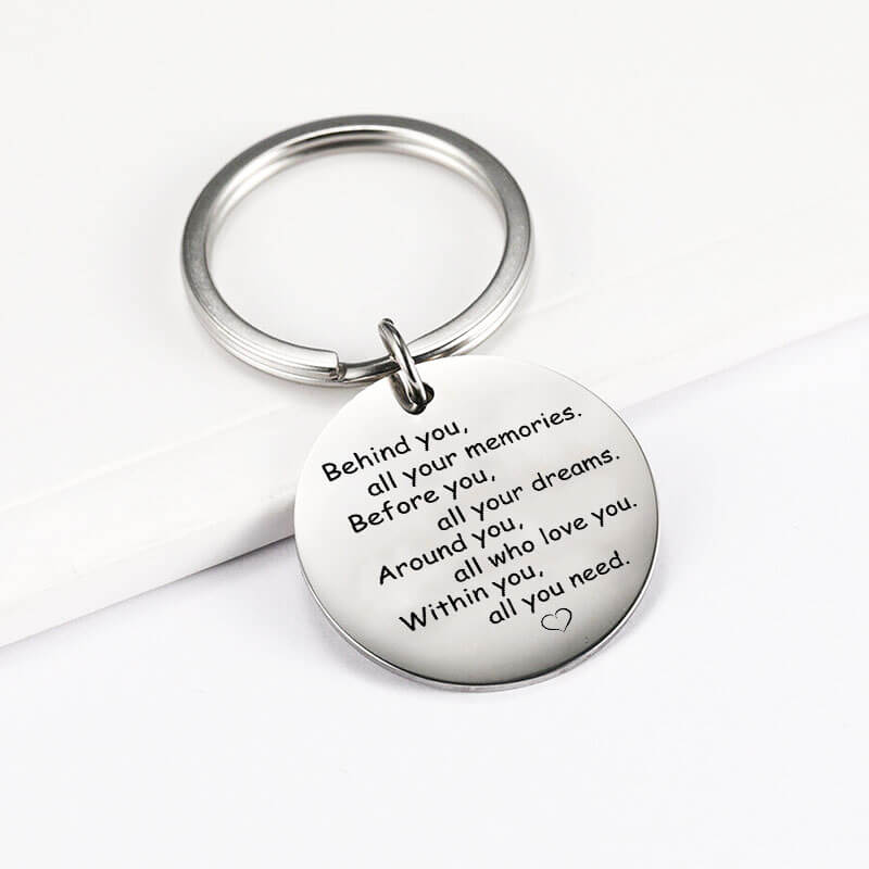 Within You All You Need Keychain