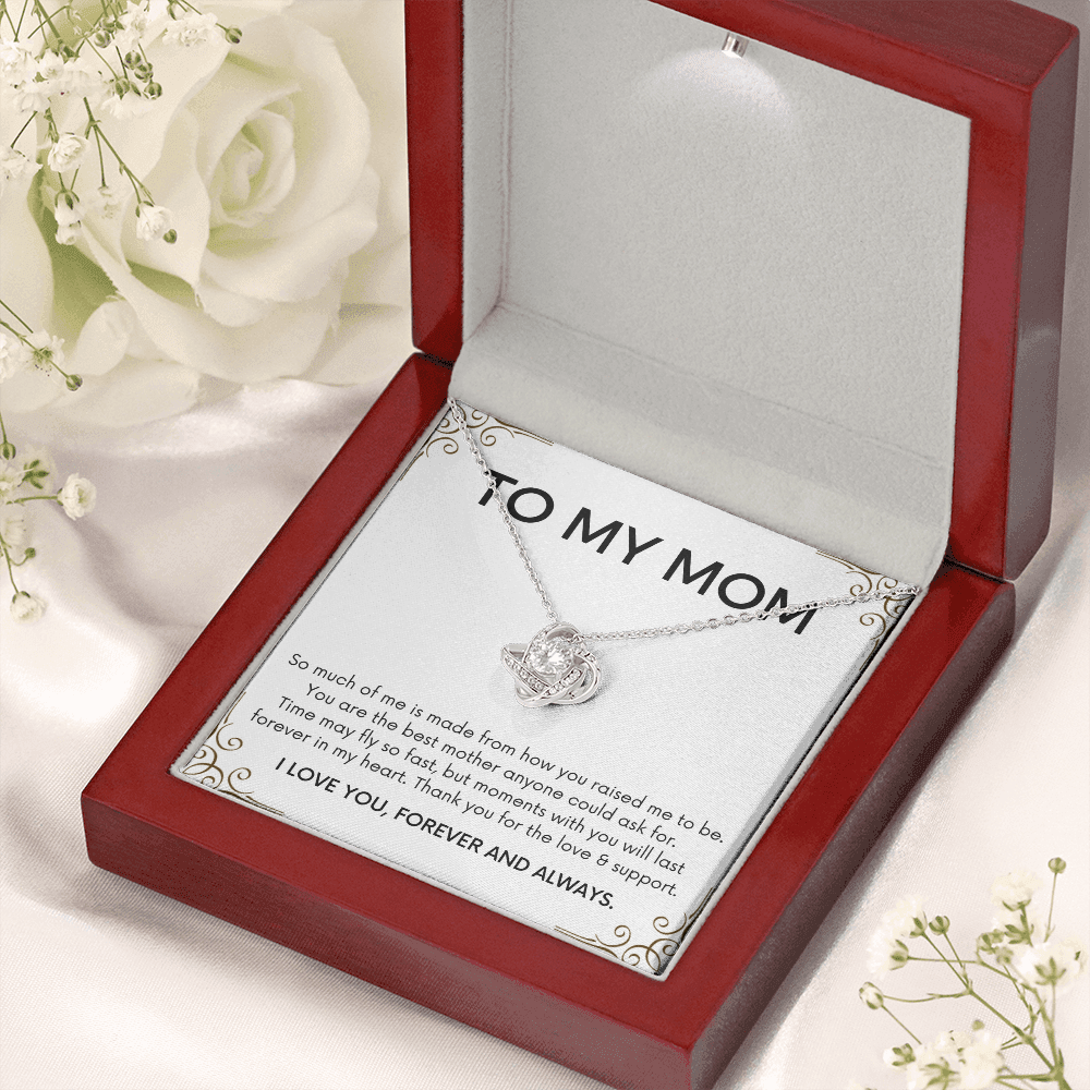 To My Mom - So Much Of Me - Love Knot Necklace