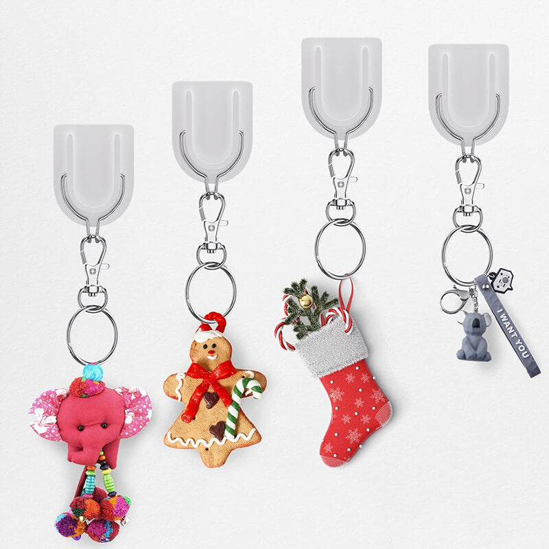 5PCS Premium Swivel Snap Hooks with Key Rings