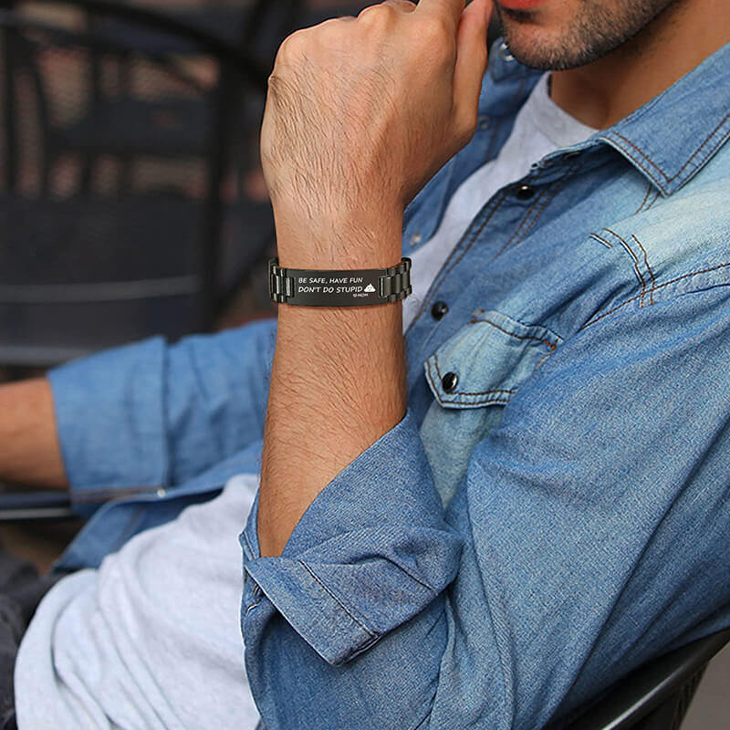 To My Boyfriend Bracelet - NEVER FORGET THAT I LOVE YOU