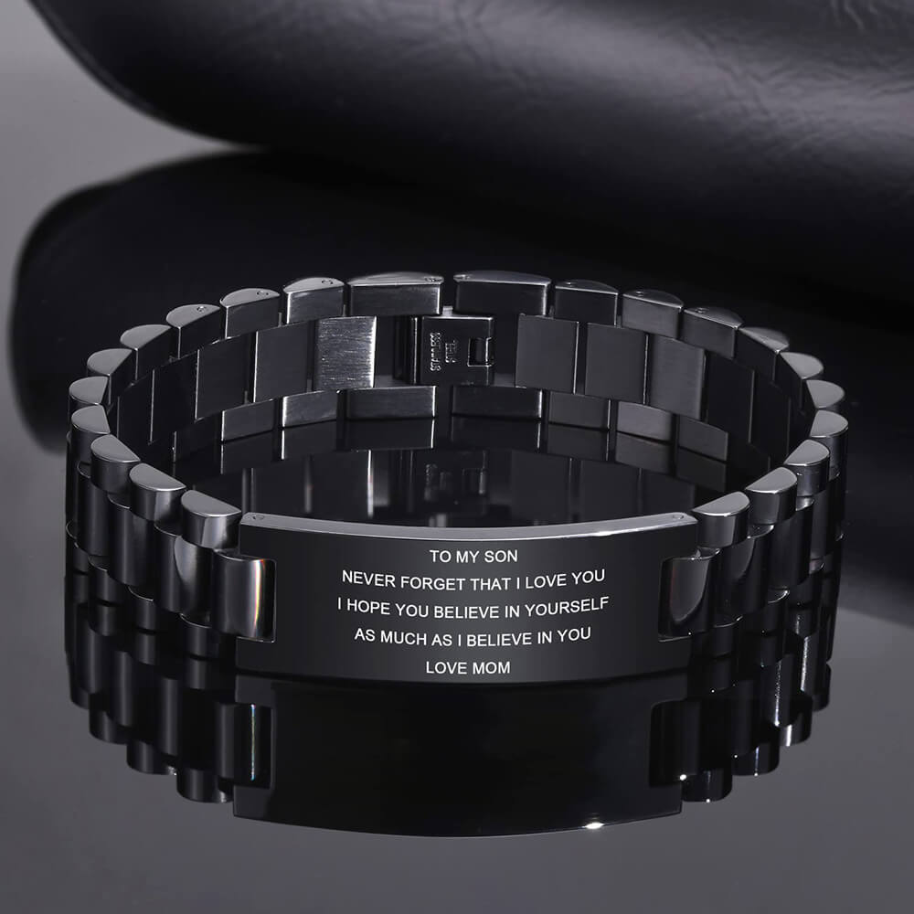 To My Son Bracelet - Never Forget That I Love You