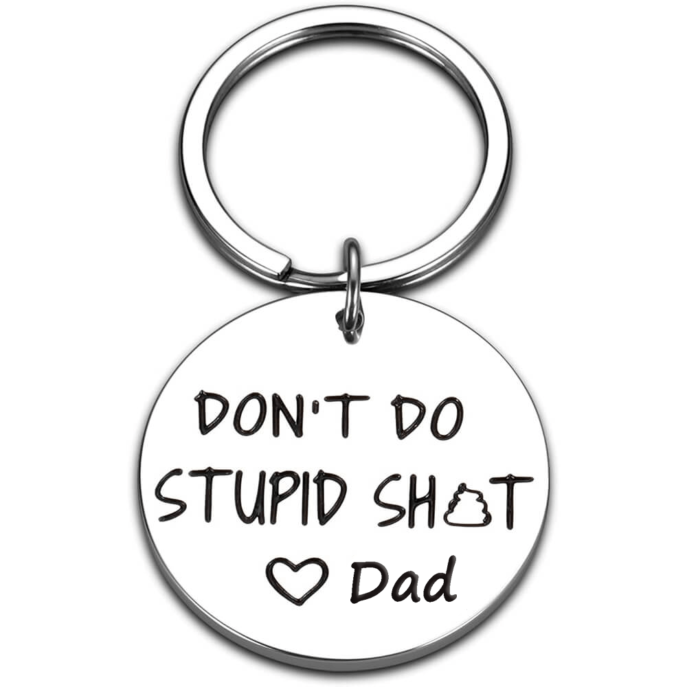 Don't Do Stupid Keychain