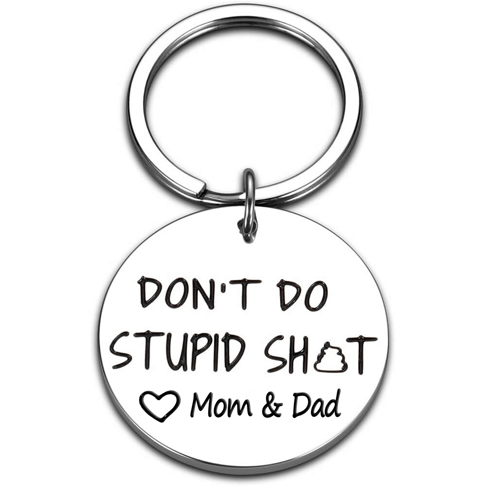 Don't Do Stupid Keychain
