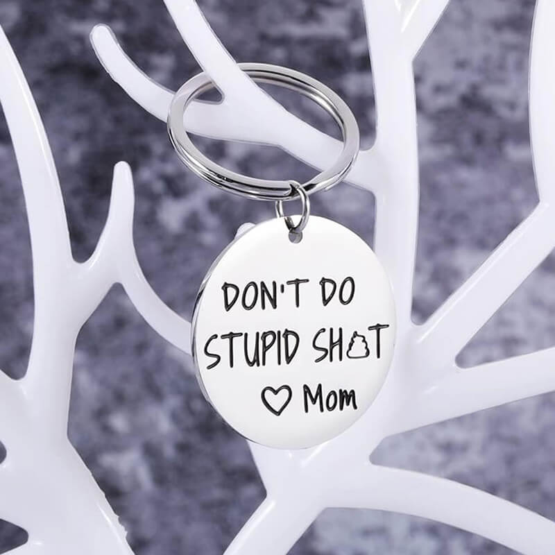 Don't Do Stupid Keychain