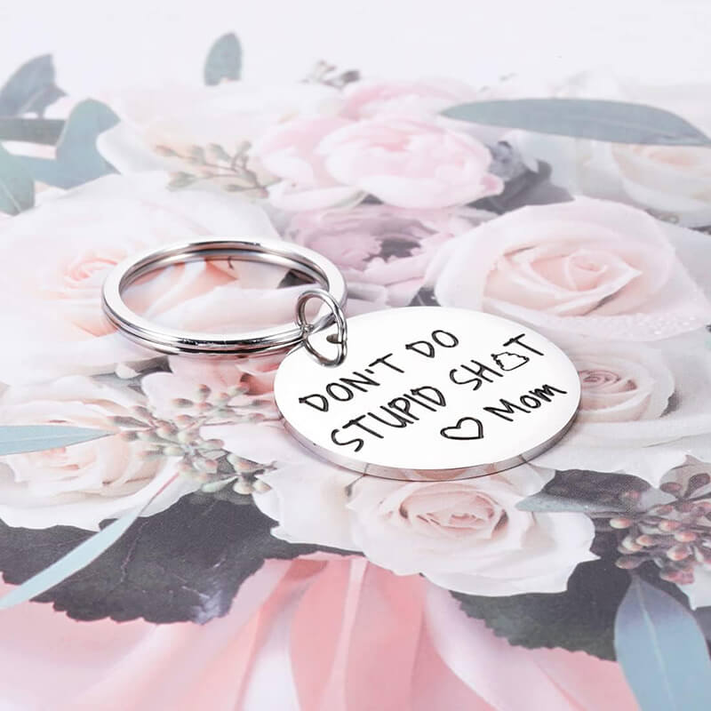 Don't Do Stupid Keychain
