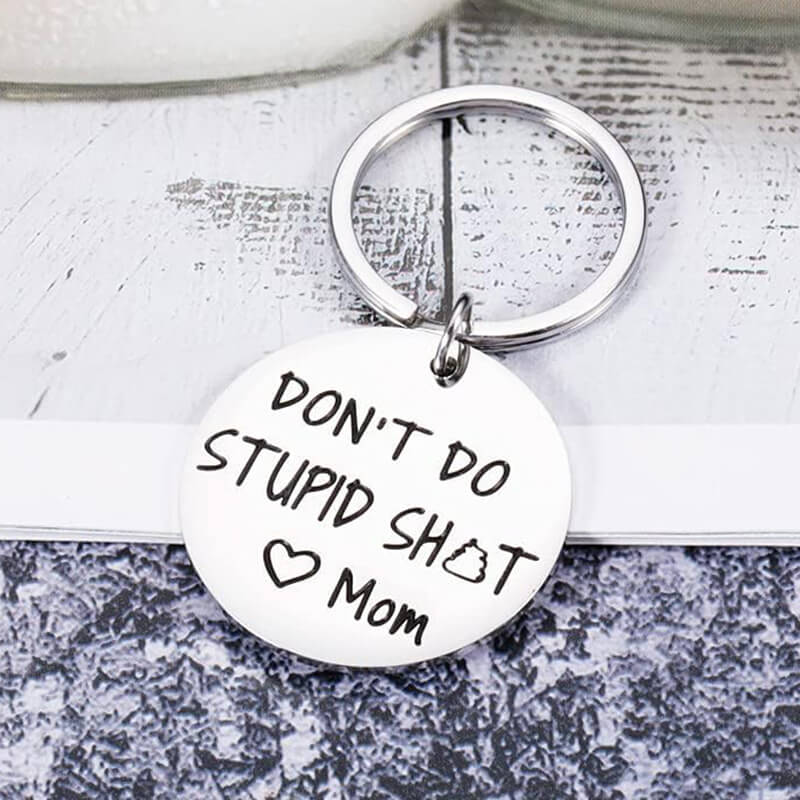 Don't Do Stupid Keychain