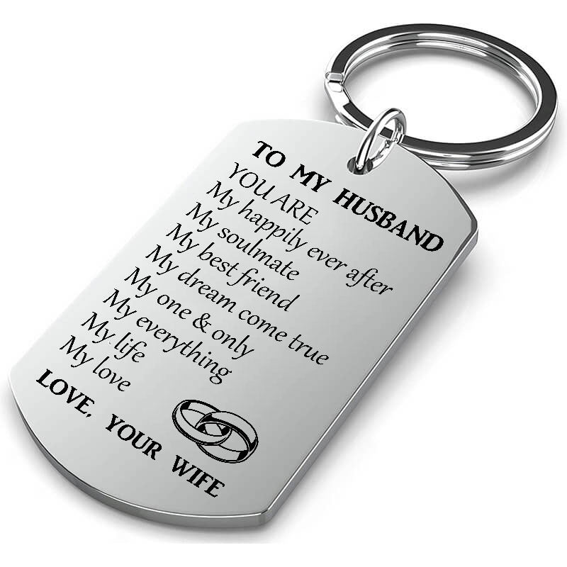 You Are My Happily Ever After Keychain Keychain GrindStyle To My Husband