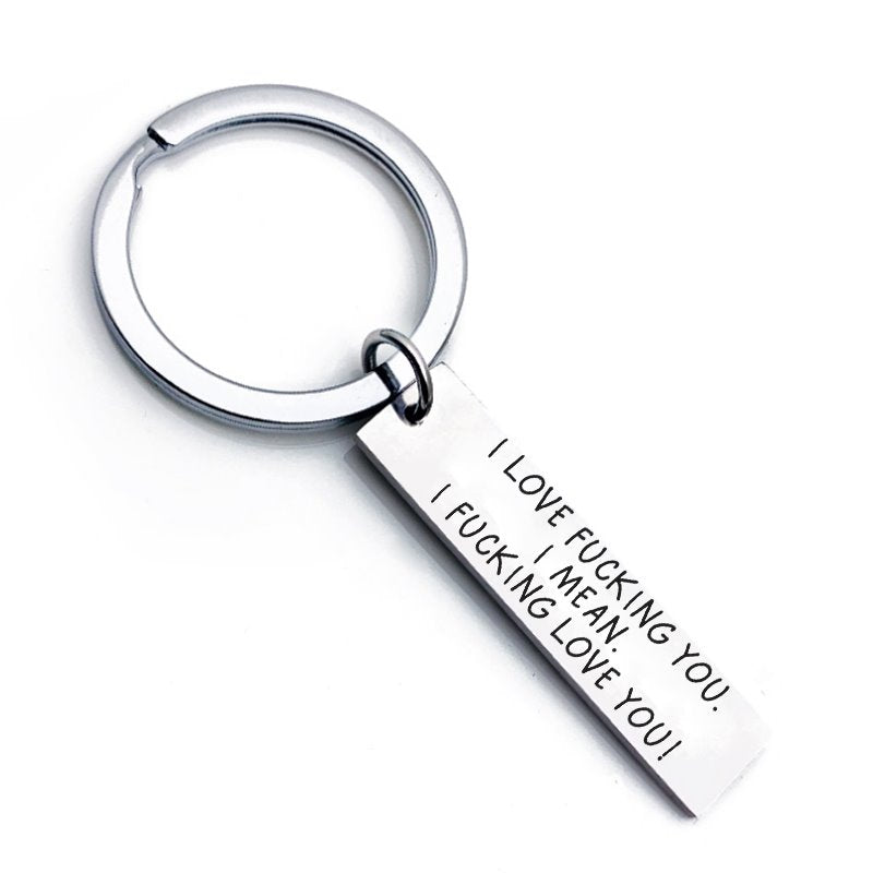 I F*cking Love You Keychain Keychain GrindStyle