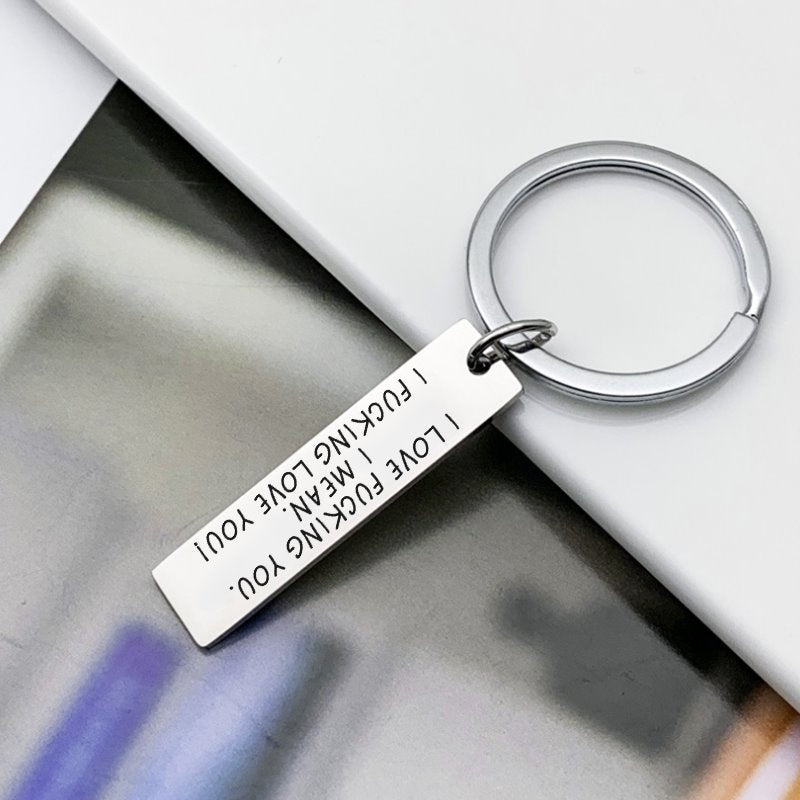 I F*cking Love You Keychain Keychain GrindStyle