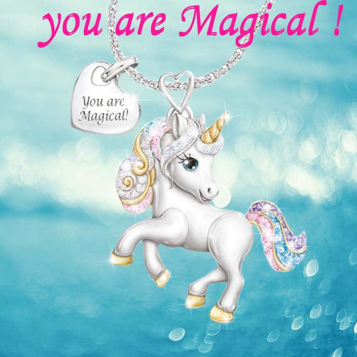 You Are Magical Unicorn Necklace necklace GrindStyle