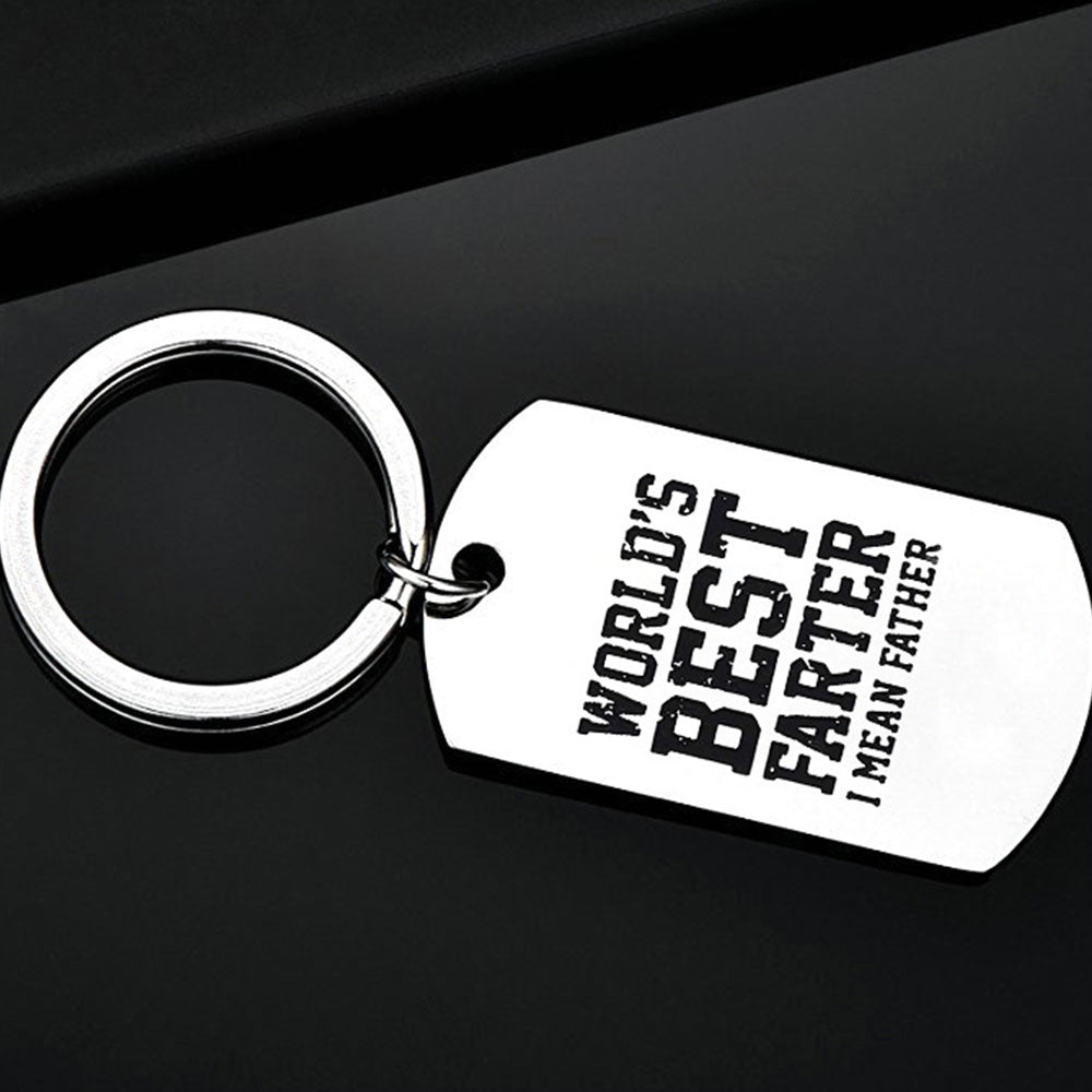 World's Best Farter I Mean Father Keychain Keychain GrindStyle