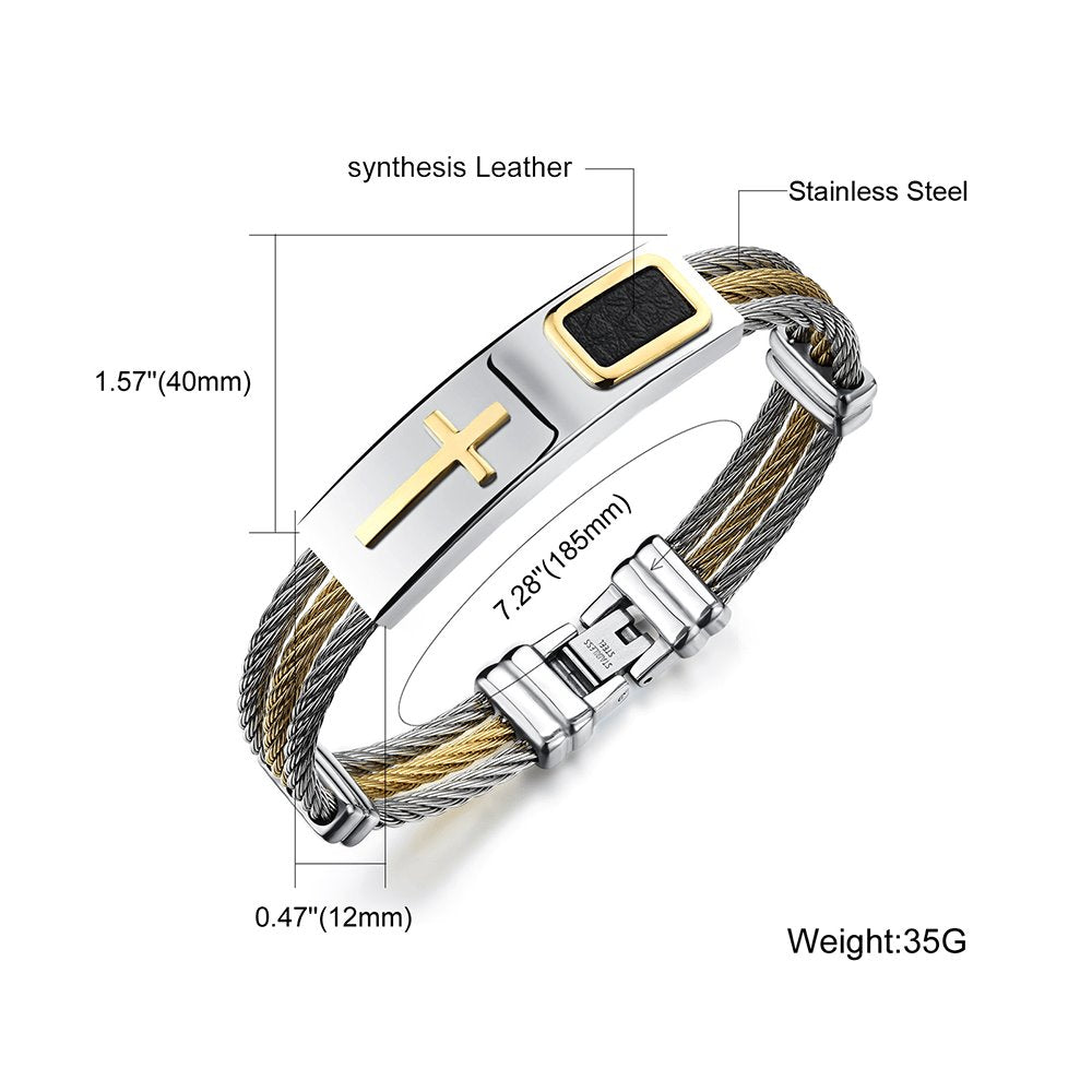 The Rock Cross Bracelet bracelets GrindStyle