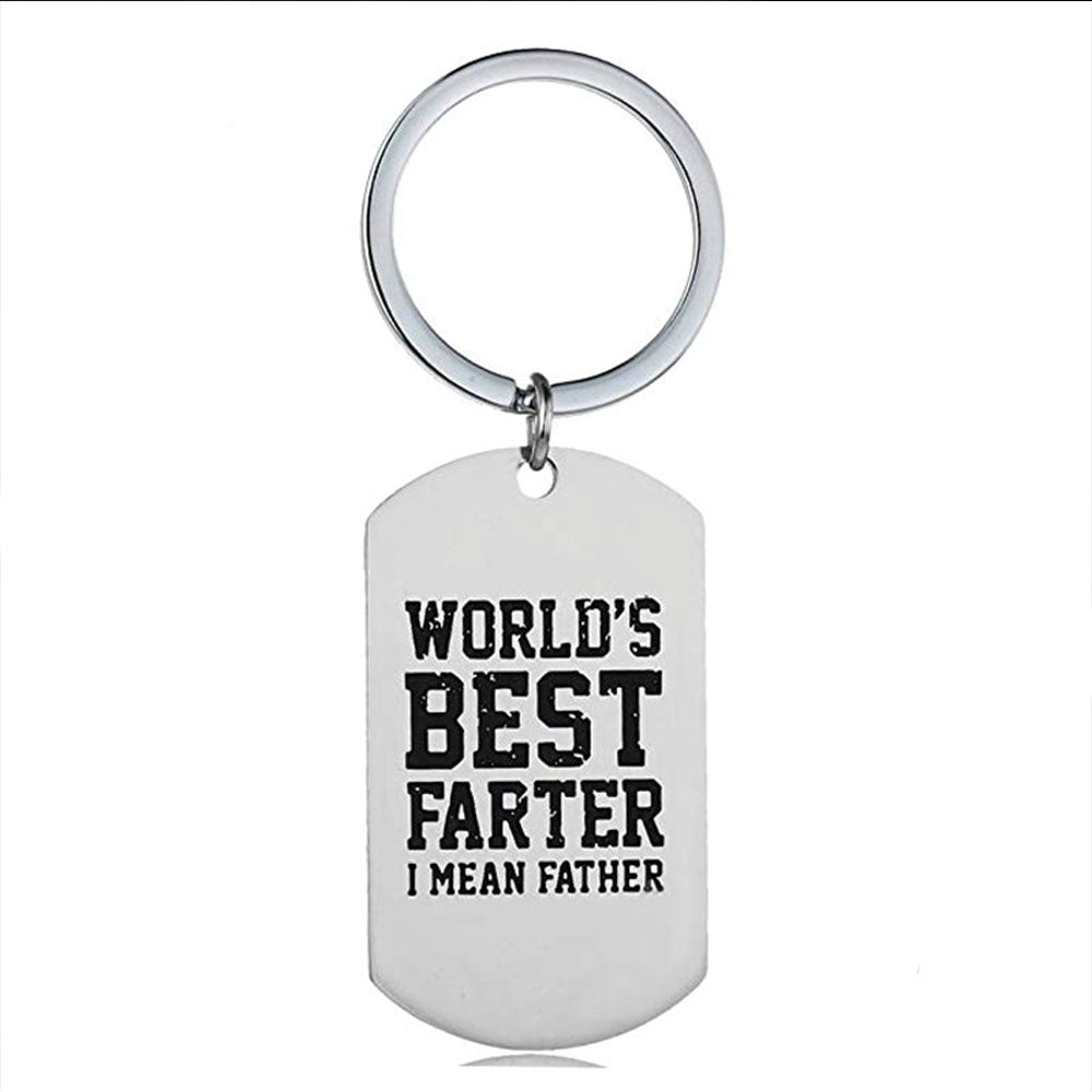 World's Best Farter I Mean Father Keychain Keychain GrindStyle