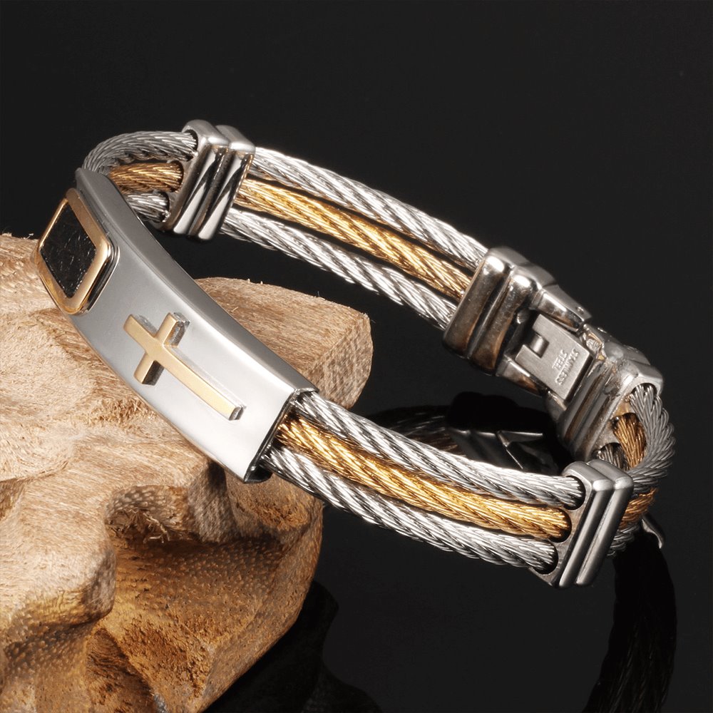 The Rock Cross Bracelet bracelets GrindStyle