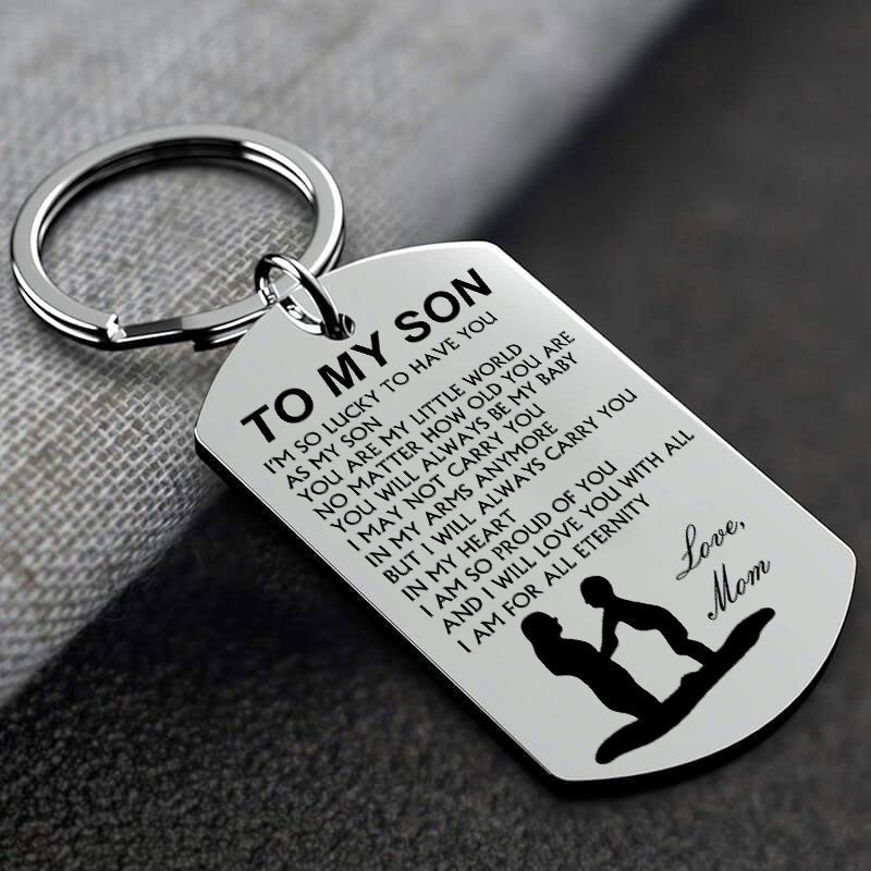 I'm So Lucky To Have You As My Son Keychan Keychain GrindStyle