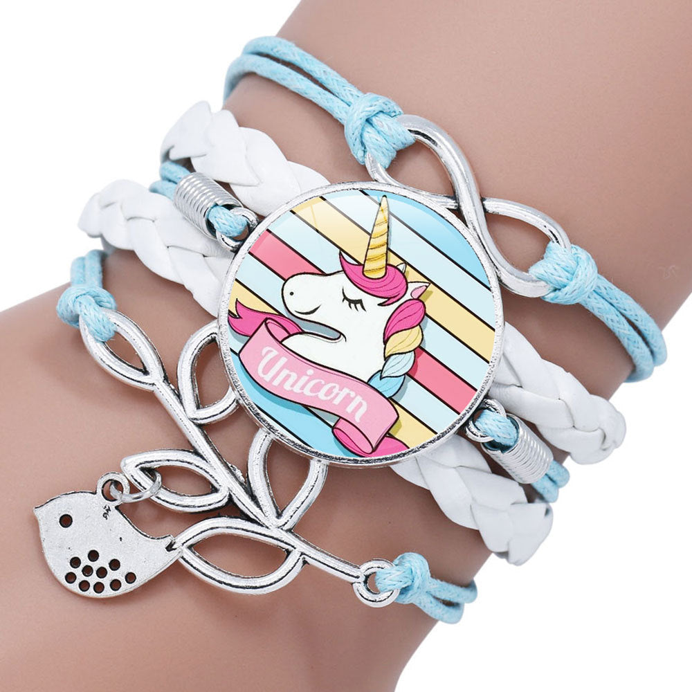 Cute Unicorn Bangle Bangle GrindStyle Blue & White