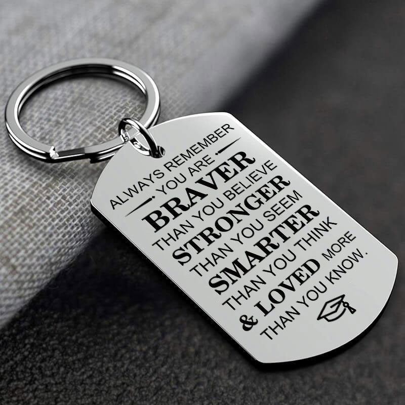 You Are Loved More Than You Know - Graduation Keychain 2025