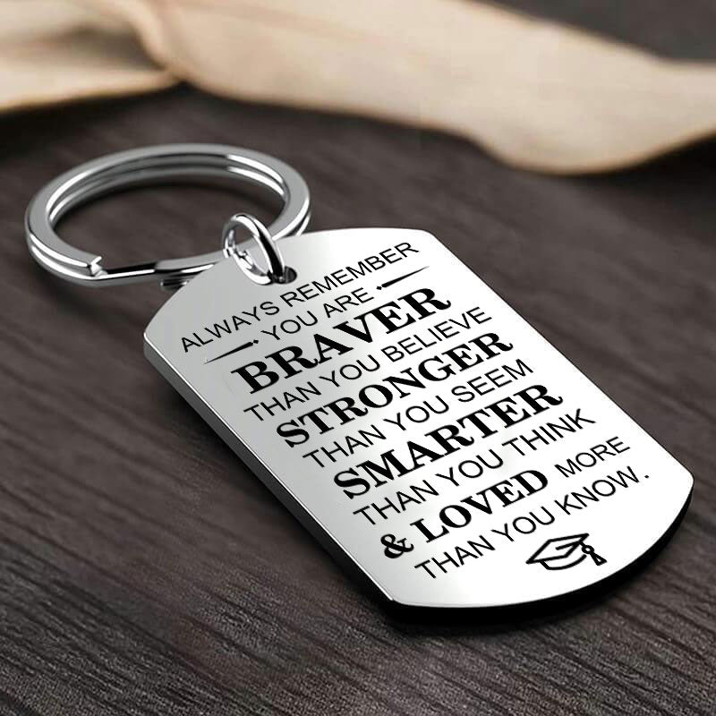 You Are Loved More Than You Know - Graduation Keychain 2025