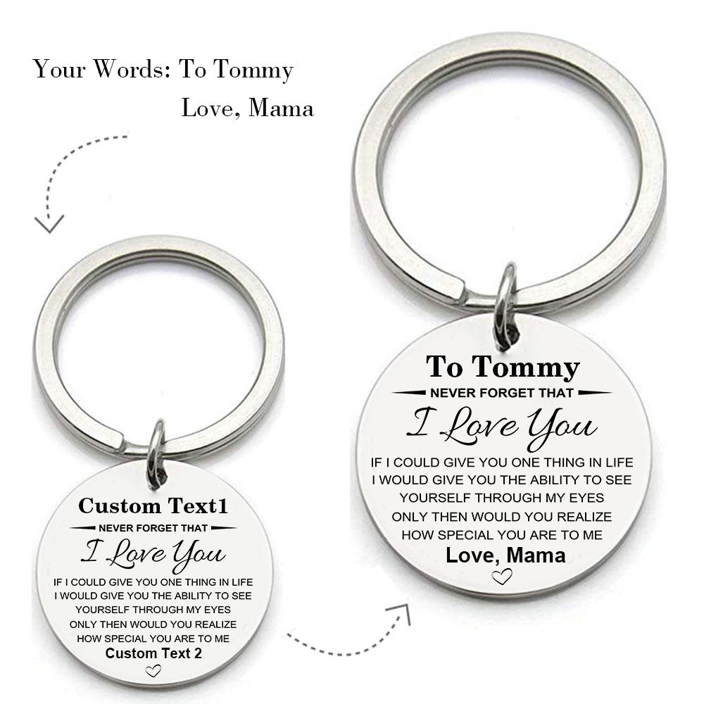 Personalized You Are Special To Me Keychain Keychain GrindStyle