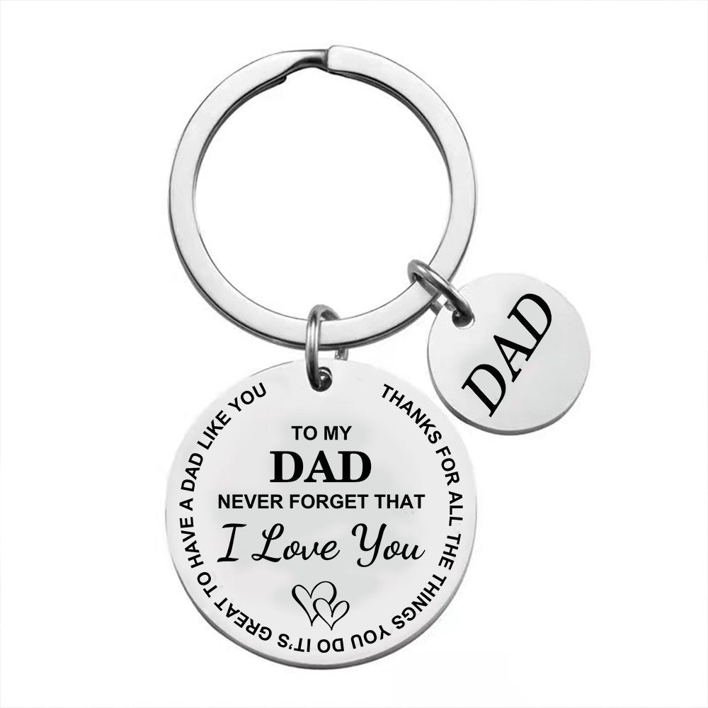 To My Dad Keychain - Thanks For All The Things You Do Keychain GrindStyle