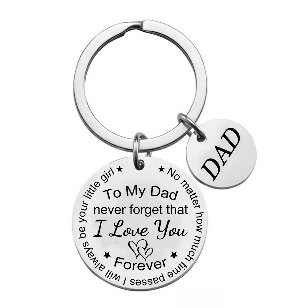 To My Dad/Mom Keychain - I Love You Forever Keychain GrindStyle