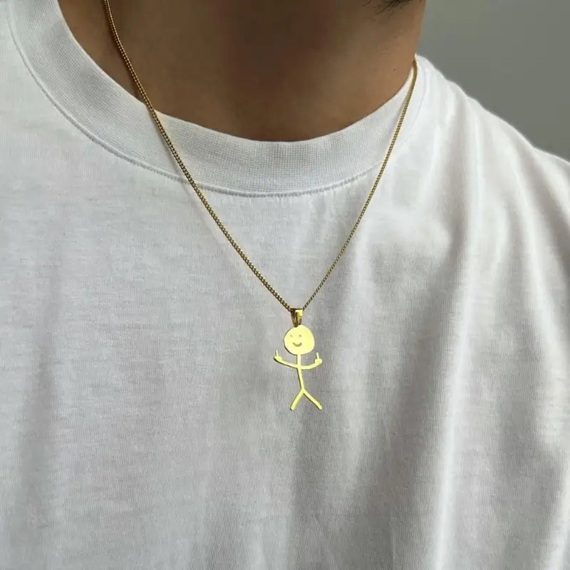 Funny Doodle Necklace Necklaces GrindStyle