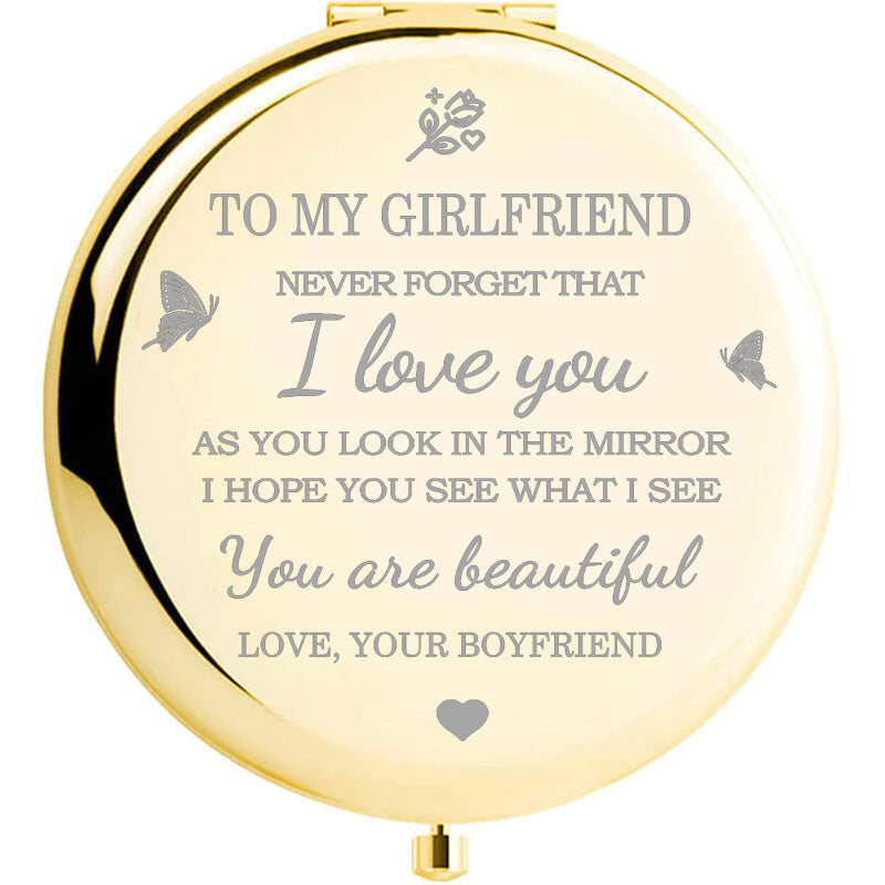 Gift For Wife - I Love You Compact Mirror