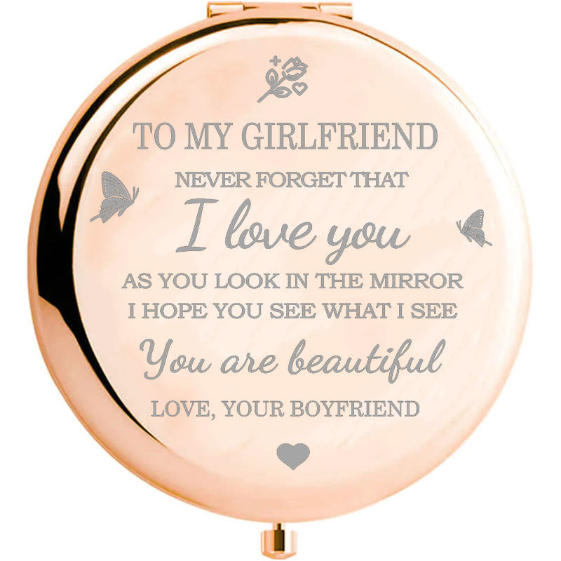 Gift For Wife - I Love You Compact Mirror