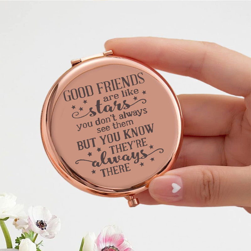 Good Friend Are Like Stars Compact Mirror