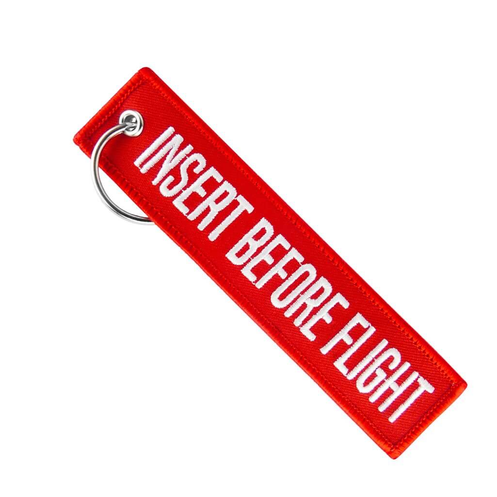 Keychain for Motorcycles, Scooters, Cars Keychain GrindStyle Insert Before Flight