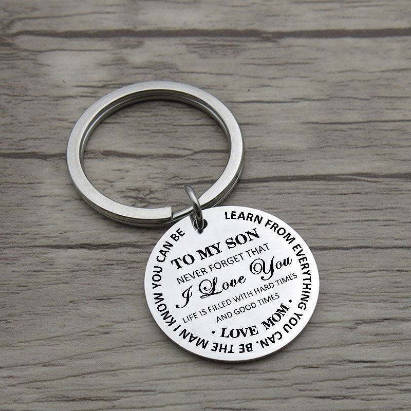 Never Forget That I Love You Keychain Keychain GrindStyle