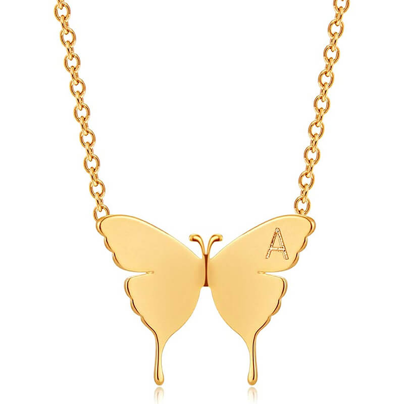 My Baby Girl - 18K Gold Plated Dainty Butterfly Necklace Necklaces GrindStyle