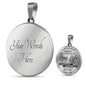 Dad To Daughter - Be Brave Jewelry ShineOn Fulfillment Luxury Necklace (Silver) Yes