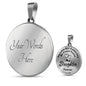 My Daughter Forever - Love Dad Jewelry ShineOn Fulfillment Luxury Necklace (Silver) Yes