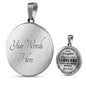 To My Daughter - I Love You Jewelry ShineOn Fulfillment Luxury Necklace (Silver) Yes