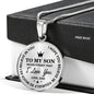 Dad To Son - Believe In Yourself Luxury Necklace Jewelry ShineOn Fulfillment Luxury Necklace (Silver) No