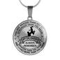 My Daughter Always Remember ... Jewelry ShineOn Fulfillment Luxury Necklace (Silver) No