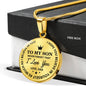 Dad To Son - Believe In Yourself Luxury Necklace Jewelry ShineOn Fulfillment Luxury Necklace (Gold) No