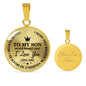 Dad To Son - Believe In Yourself Luxury Necklace Jewelry ShineOn Fulfillment Luxury Necklace (Gold) Yes