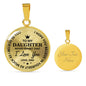 Dad To Daughter - Believe In Yourself Luxury Necklace Jewelry ShineOn Fulfillment Luxury Necklace (Gold) Yes
