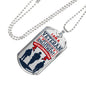 I Am A Veteran - Limited Edition Dog Tag Jewelry ShineOn Fulfillment Military Chain (Silver) No