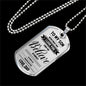 Dad To Son - Believe In Yourself Luxury Dog Tag Jewelry ShineOn Fulfillment
