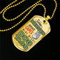 Some Heroes Wear Capes Mine Wears Dog Tag Jewelry ShineOn Fulfillment