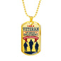 I Am A Veteran - Limited Edition Dog Tag Jewelry ShineOn Fulfillment