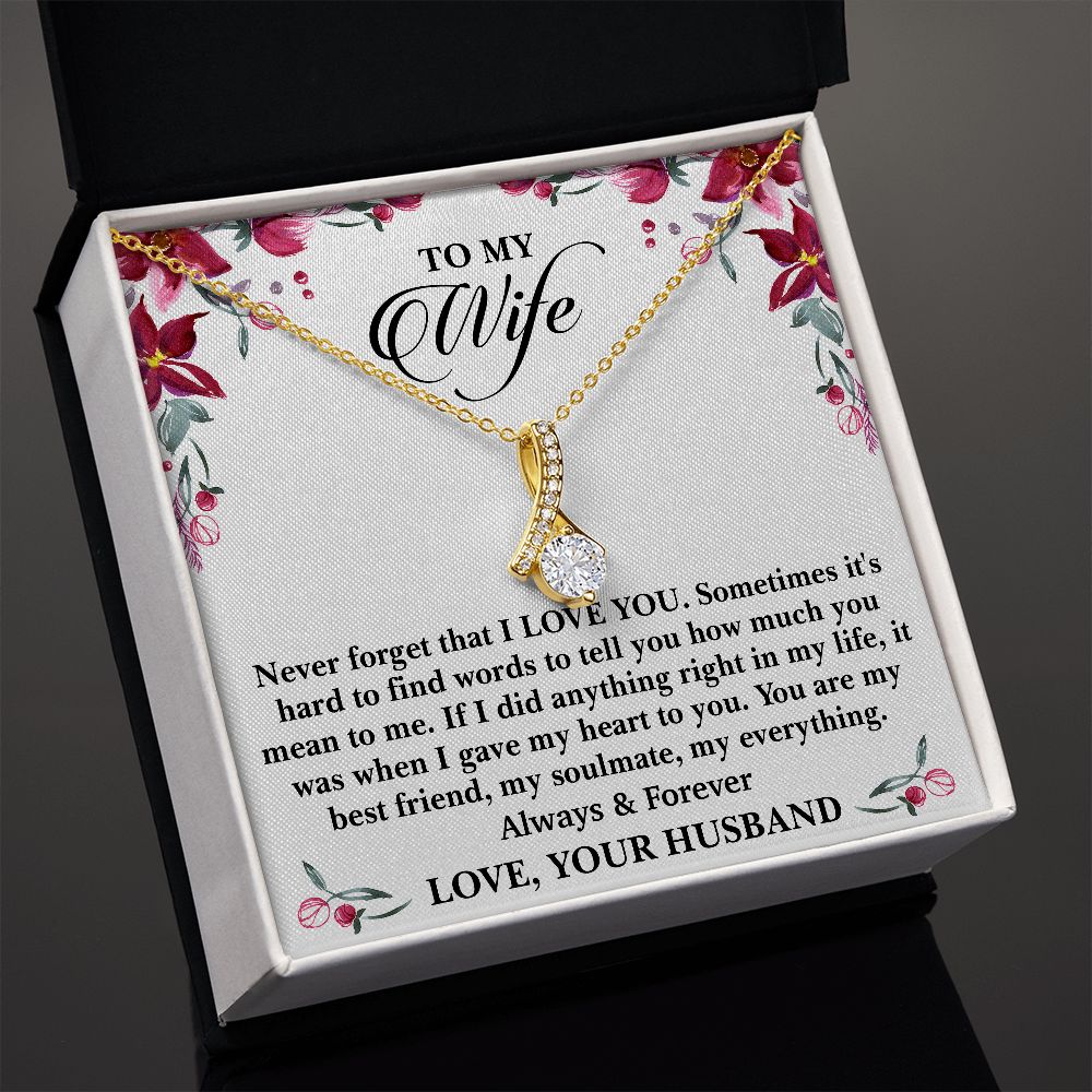 My Wife My Everything Alluring Beauty Necklace