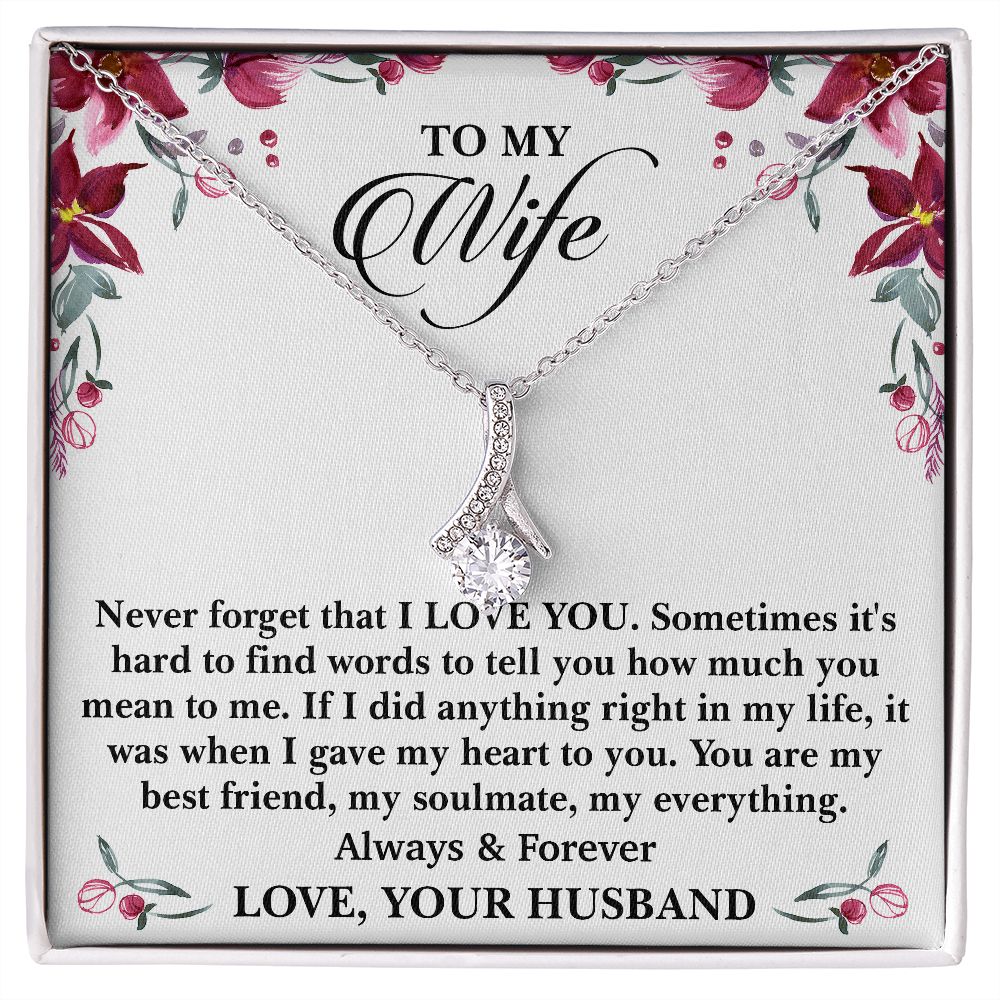 My Wife My Everything Alluring Beauty Necklace