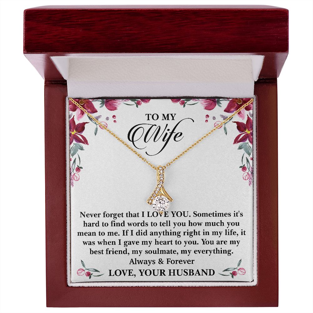 My Wife My Everything Alluring Beauty Necklace